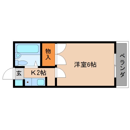 草薙駅 バス10分  西奈中学常葉大学静岡瀬名ｷｬﾝﾊﾟｽ入口下車：停歩4分 2階の物件間取画像